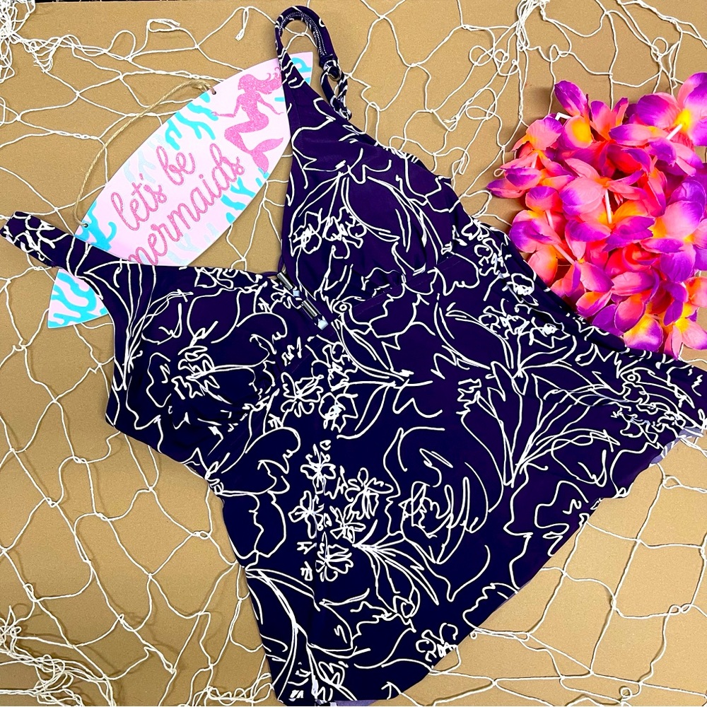 🌸FLORAL TANKINI SWIM TOP